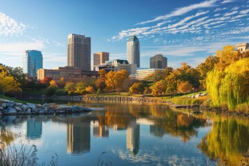 Exploring the urban landscape of omaha, nebraska in the united states