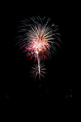  Beautiful fireworks in the night sky #90