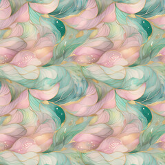 abstract Seamless pattern with waves