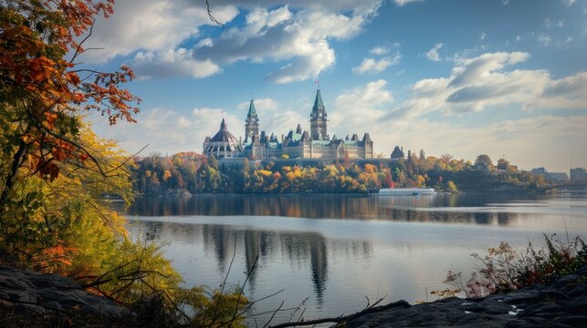Parliament Hill in Ottawa, Canada