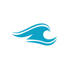 Wave beach vector illustration design