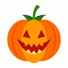 Halloween Pumpkin on white background