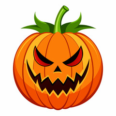 Halloween Pumpkin on white background