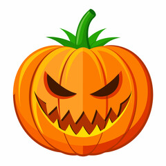 Halloween Pumpkin on white background