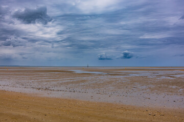 La plage de Houlgate en Normandie