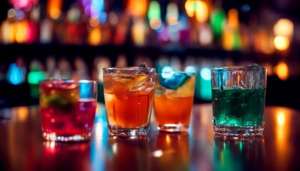 alcoholic beverage amber bar background celebration nightclub alcohol closeup blue booze colorful shot drinks