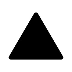 Triangle icon vector symbol sign