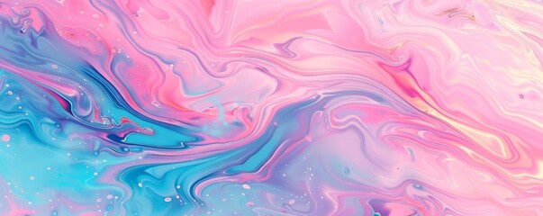 Fototapeta premium Colorful swirled abstract background with pastel tones in pink, blue, and purple