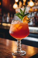 cocktail in the restaurant