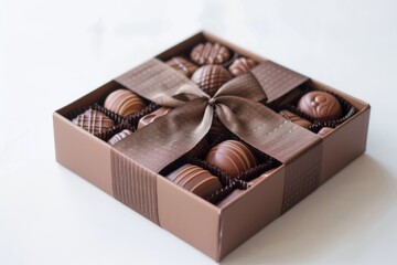 Chocolate Packing. Anniversary Chocolate Box for Birthday and Christmas Gifts