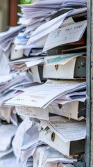 Overflowing Mailbox.