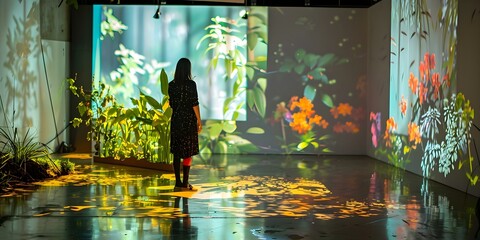 Exploring Human Perception Through an Art Installation that Merges Physical and Digital Realities Using AR. Concept Art Installation, Human Perception, Physical Realities, Digital Realities