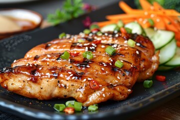 Teriyaki chicken chicken in teriyaki sauce