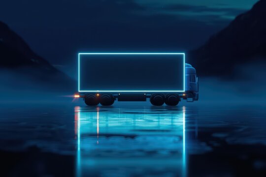 A minimalist delivery service where enchanted carts travel through the air