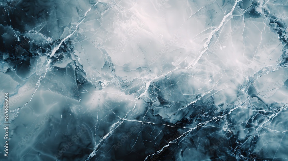 Poster a marble wall with a pattern of waves texture