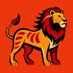 simple-lion--bold-lines