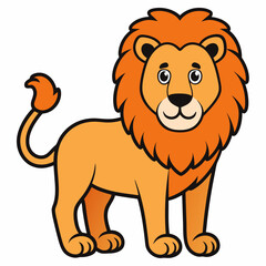 simple-lion--bold-lines