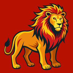 simple-lion--bold-lines