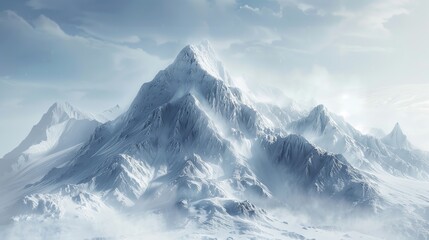 Obraz premium ice mountain