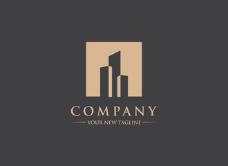 real estate and construction logo custom