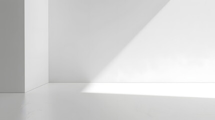 Obraz premium empty white room