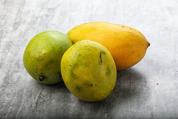 Fresh sweet and juicy mango heap