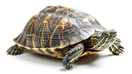 Obraz premium Sea turtle isolated on white background Isolated white background