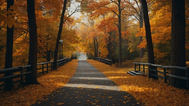 fall theme vertical picture collage banner background