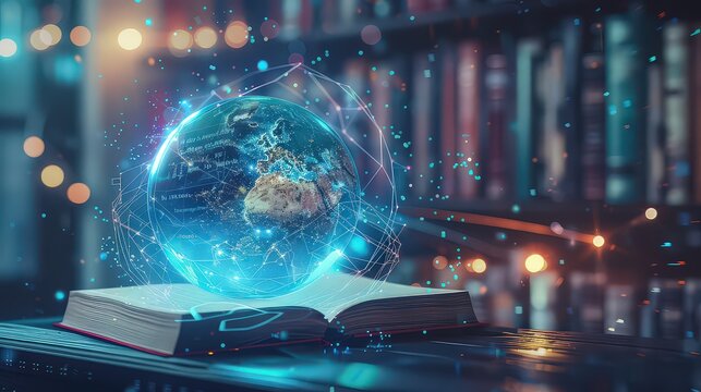 E-learning education internet technology webinar online courses concept.