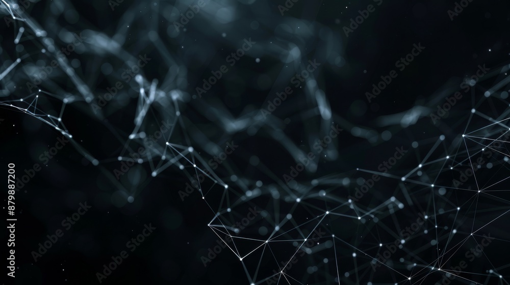 Poster abstract digital connection dots. technology background. network connection structure. plexus effect