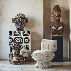Ancient Artistry Tribal Sculptures