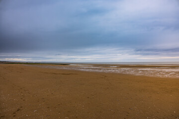 La plage de Cabourg en Normandie