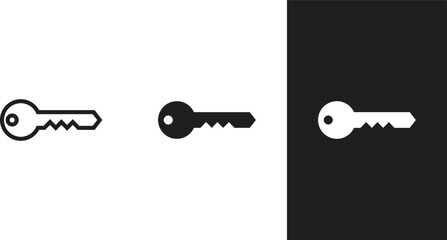 Simple rounded keys in 3 form.