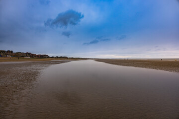 La plage de Cabourg en Normandie