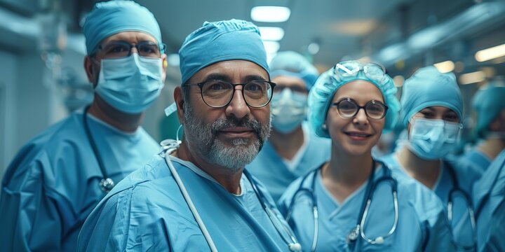 Cardiologists performing heart surgery, showcasing precision and expertise in cardiovascular medicine