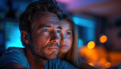 Obraz premium portrait of a man in a bar