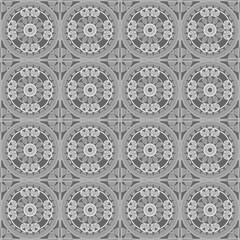 Pattern with crochet granny square wallpaper handmade decorative art design print 