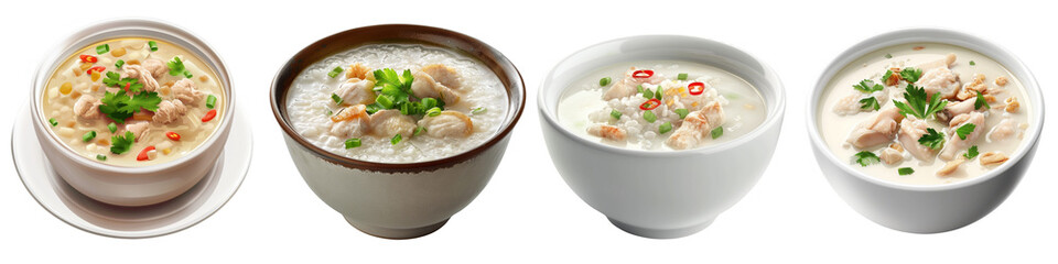 Chicken Congee clipart collection, symbol, logos, icons isolated on transparent background