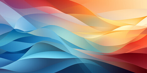 Obraz premium Abstract wave image with color combination for wallpaper background for advertising or gift wrapping and web design.