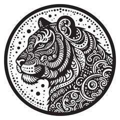 Tiger Silhouette Vector