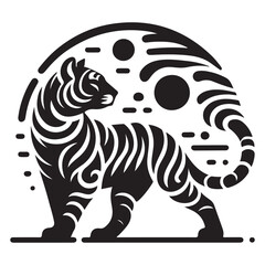 Tiger Silhouette Vector