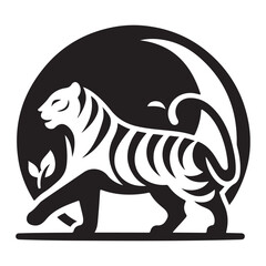 Tiger Silhouette Vector