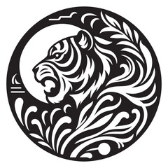 Tiger Silhouette Vector