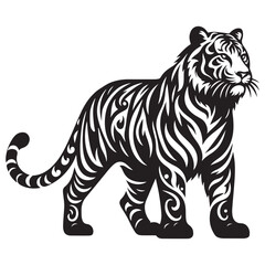 Tiger Silhouette Vector
