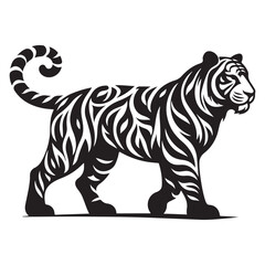 Tiger Silhouette Vector