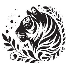 Tiger Silhouette Vector