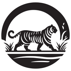 Tiger Silhouette Vector