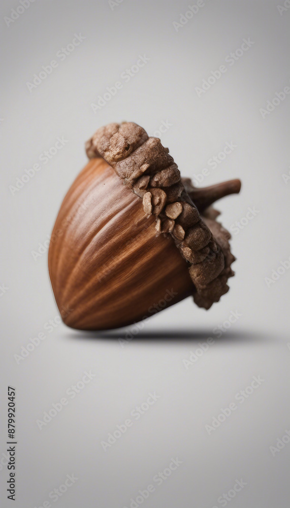 Poster acorn isolated on transparent background