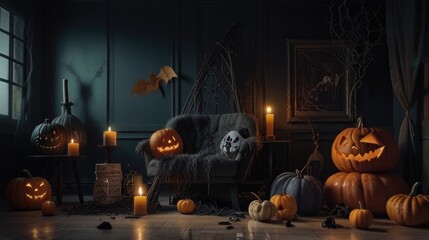 Halloween room decoration idea