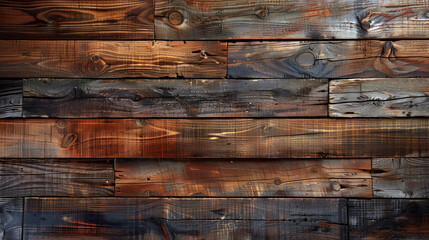 Texture of Wall Panels Made of Reclaimed Wood. aged wooden plank background, wall, and floor textures